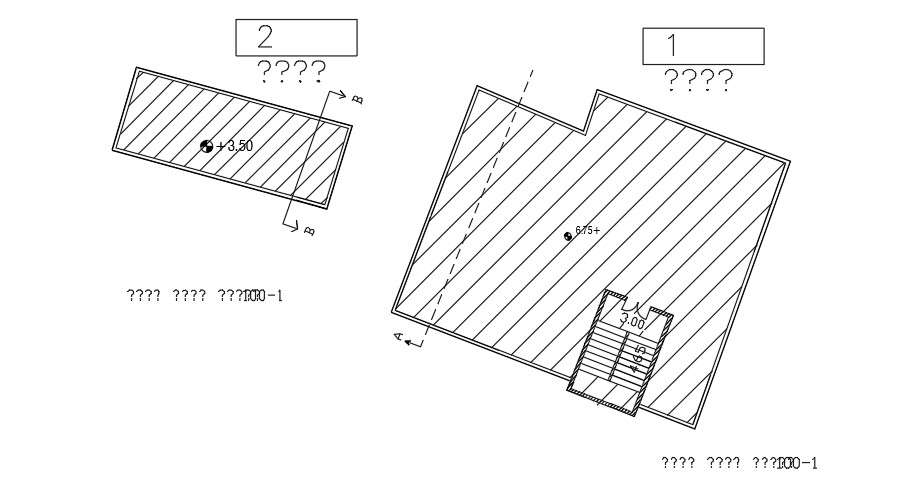 9x11m residential house plan roof layout drawing - Cadbull