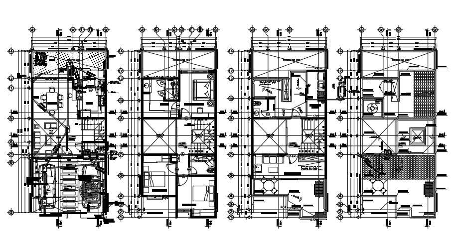 9x18 Meter House Plan AutoCAD Layout File - Cadbull