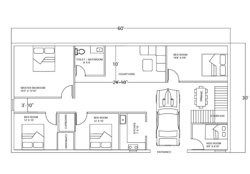 AUTOCAD PLAN - Cadbull