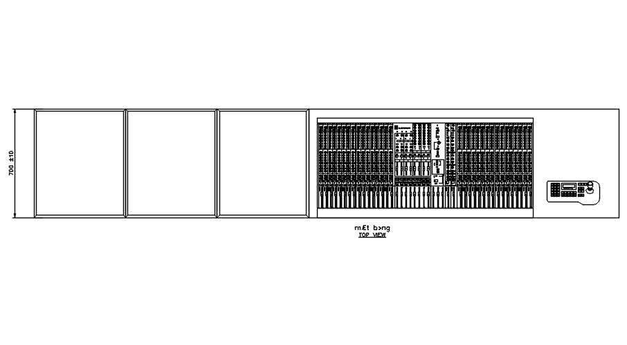 AV System Rack Cabinet Design In Detail AutoCAD Drawing, Dwg File, CAD ...