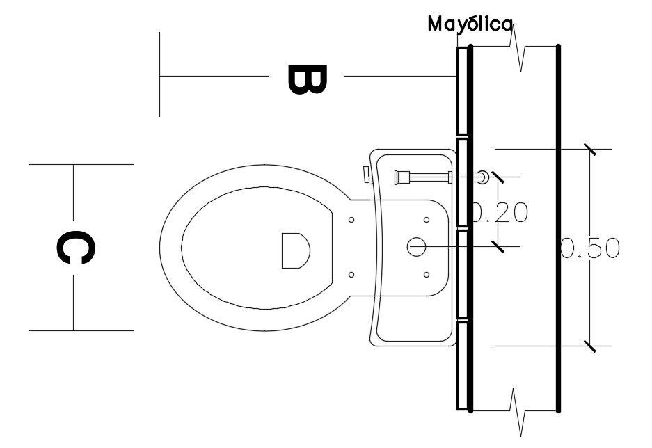 Water Closet Cad Block And Typical Drawing For Design - vrogue.co