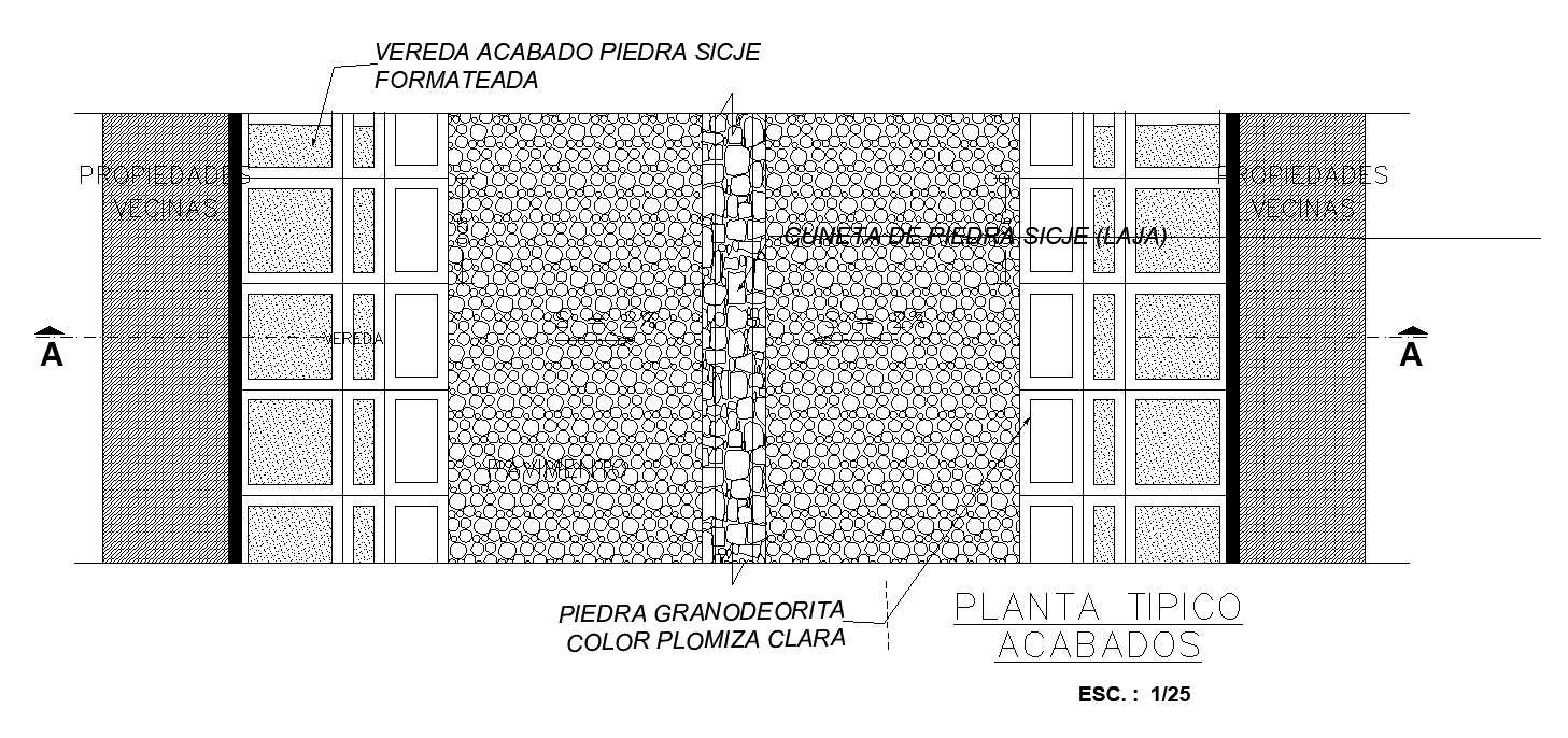 A detailed plan of road construction drawing - Cadbull