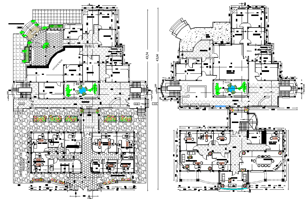 Administration Office Architecture Layout Plan Detail - vrogue.co