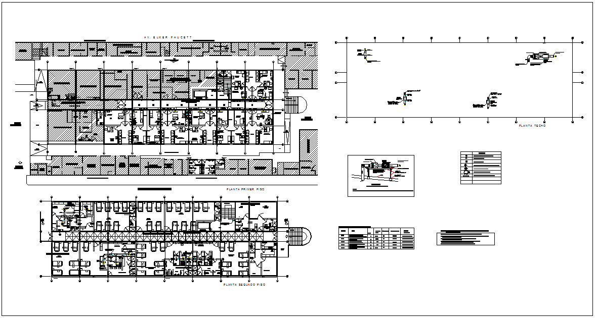 Air condition system plan view with its legend for hospital dwg file ...