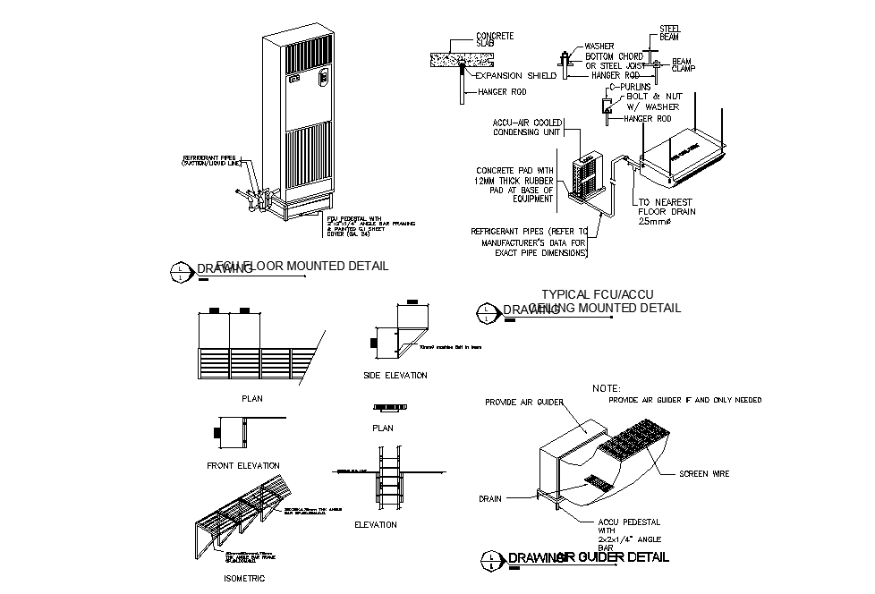 Air Condition System Configuration CAD Drawing DWG File Cadbull