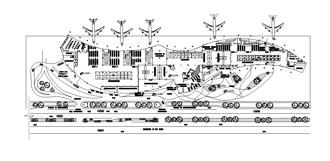 Domestic Airport Floor Plan