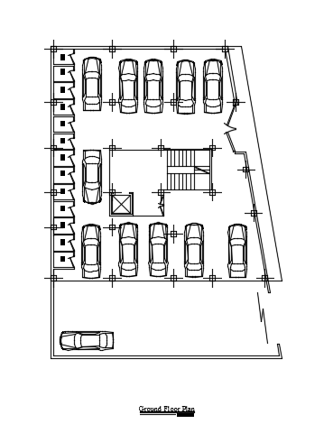 A layout of the 14x18m architecture apartment ground floor house plan ...