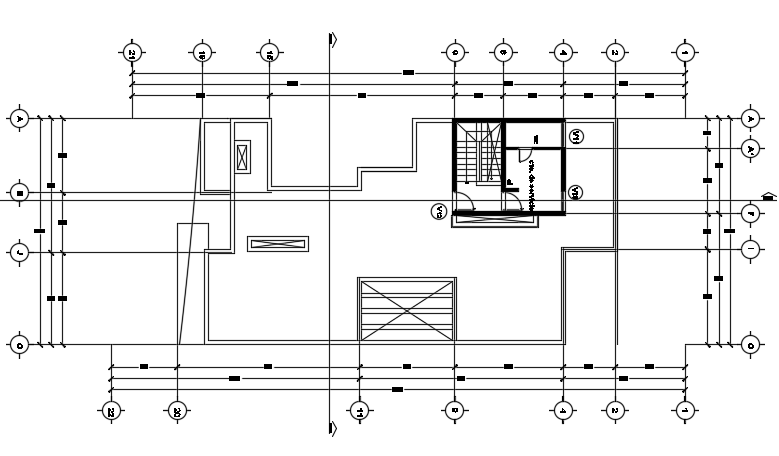 A layout of the 24x10m architecture two story roof floor house plan cad ...