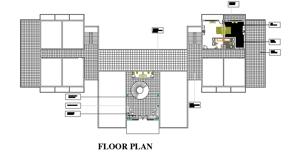 A Layout Of The Function Hall First Floor Plan D Autocad Drawing Is Given In This Filea Layout