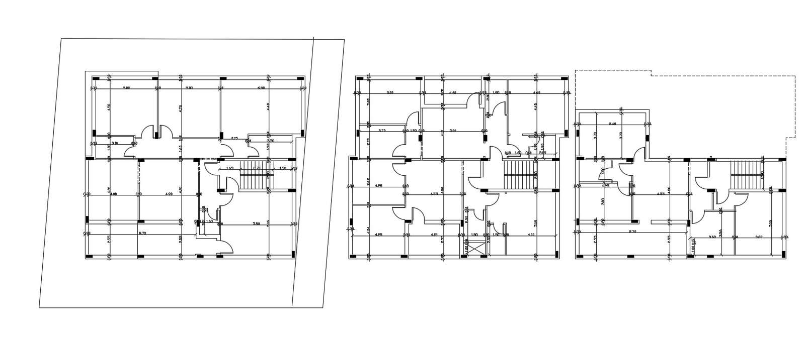 All Floor Bungalow Plan Autocad File - Cadbull