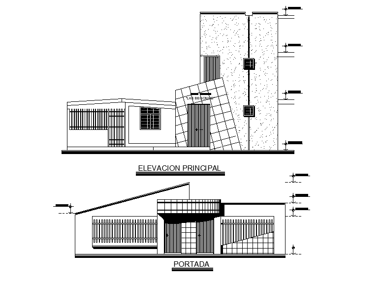 An Elevation Of The Salon Shop Is Given N This Autocad Drawing File Download Now Cadbull