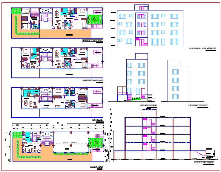 Apartment Building - Cadbull