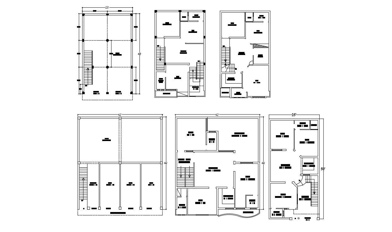 Apartment Floor Plans - Cadbull