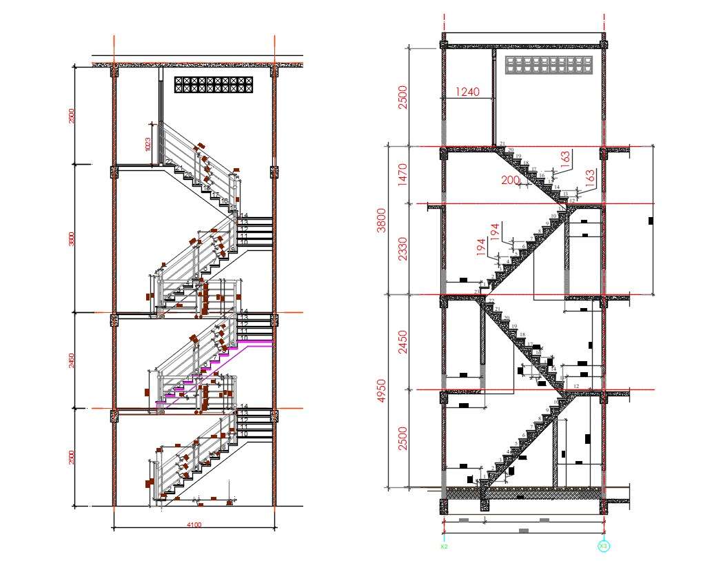 Apartment Staircase Section Plan Fri Oct 2019 09 16 07 