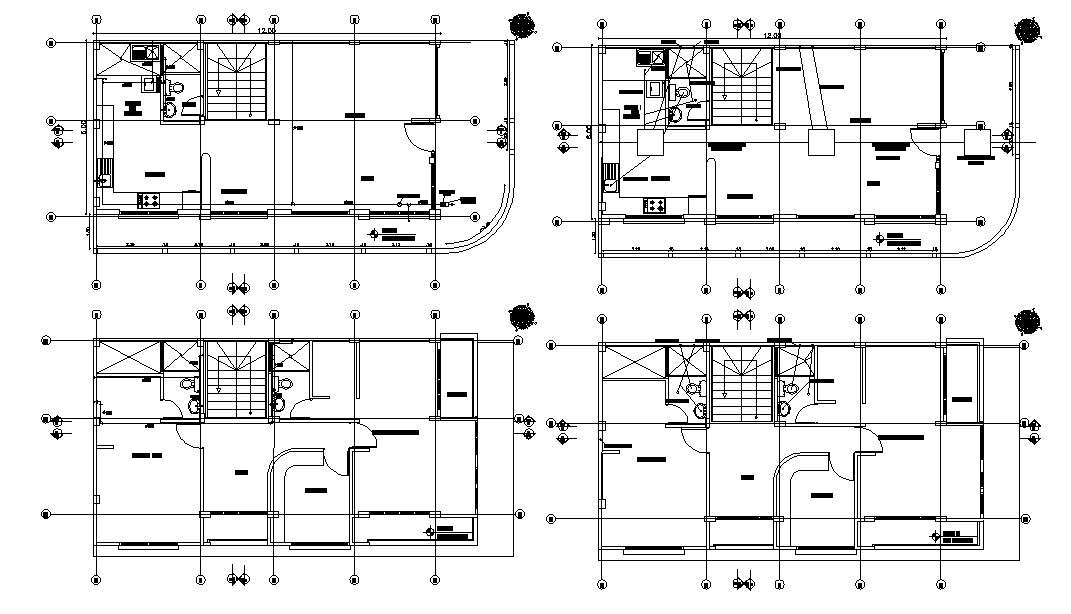 Apartment design 2d Layout Plan AutoCAD Drawing - Cadbull