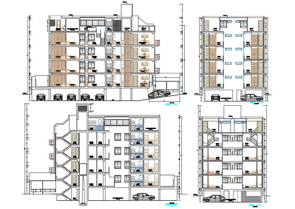 basement parking section