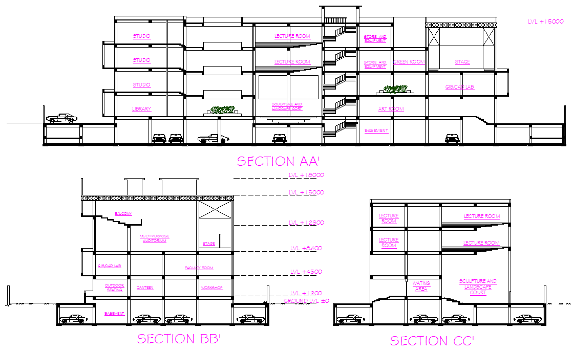 architect-college-section-detail-dwg-file-cadbull