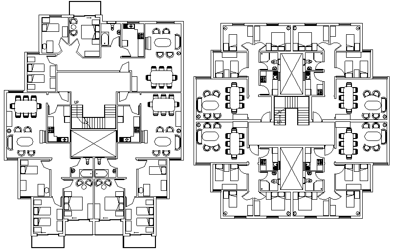 Architect design house plan dwg file - Cadbull