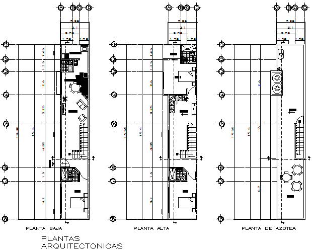 Architect plan detail dwg file - Cadbull