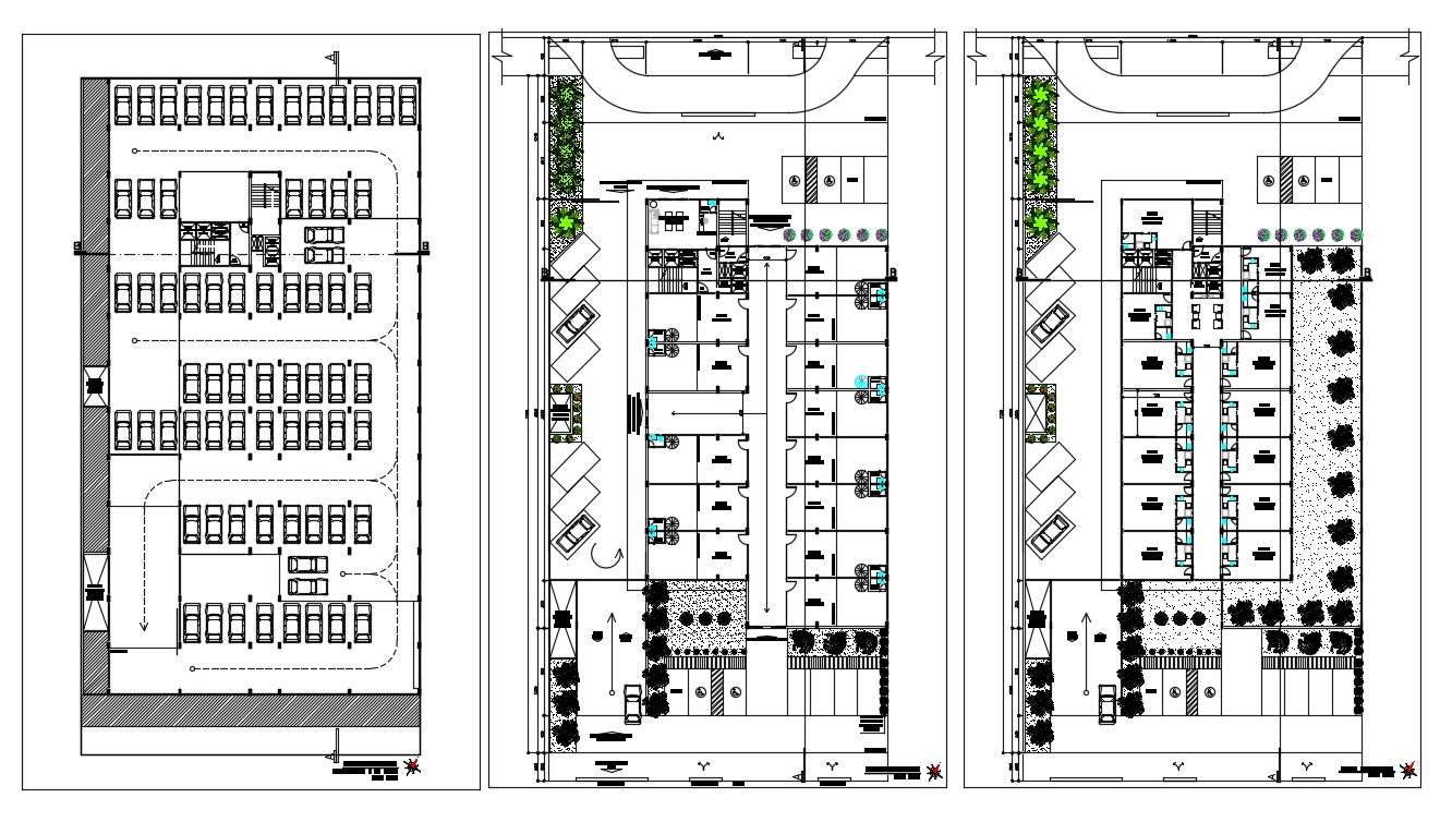 Architects Office Floor Plan DWG File Cadbull