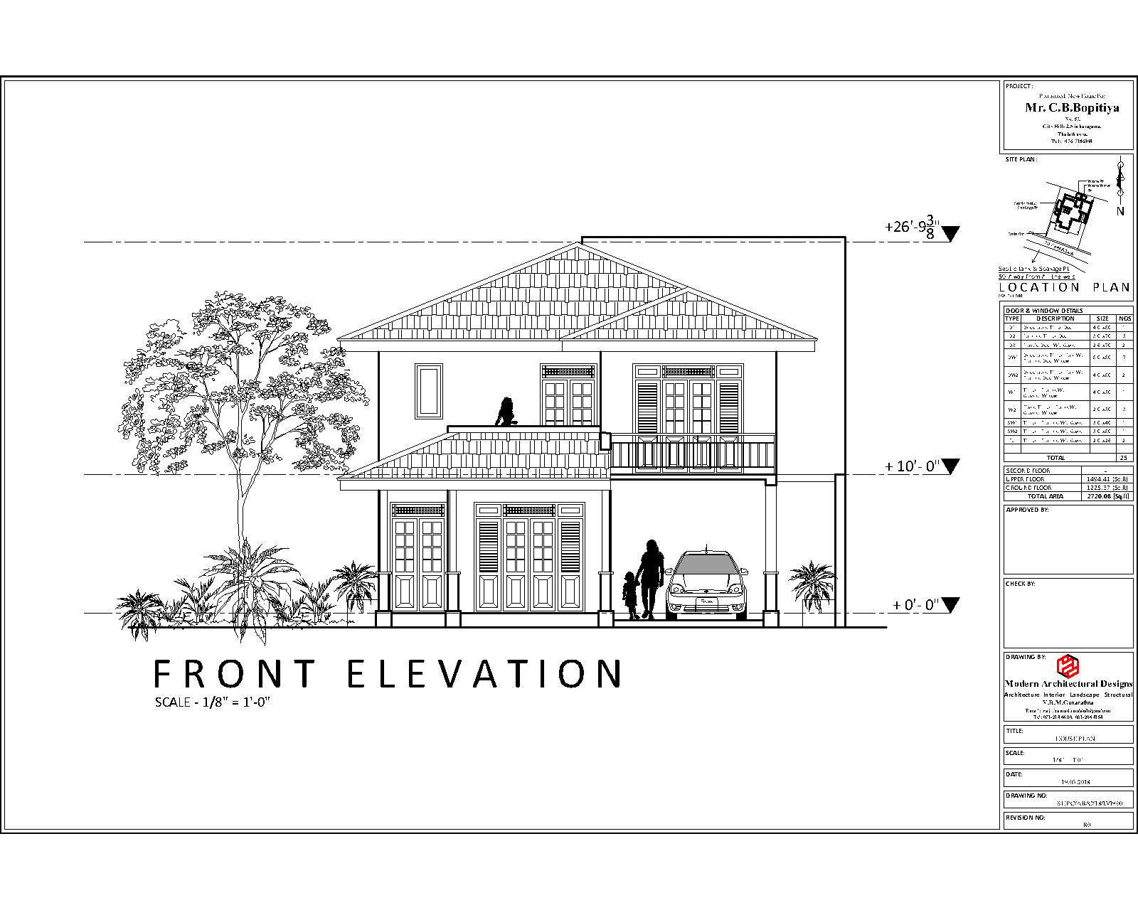 Architectural House Plan Cadbull