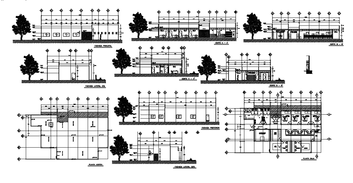 Architectural layout plan of a Office dwg file - Cadbull