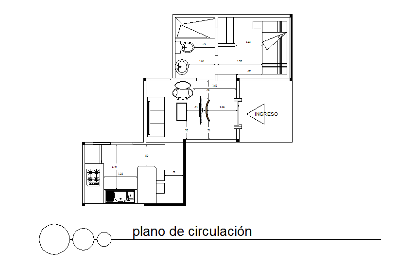 Architectural layout plan of a house dwg file - Cadbull