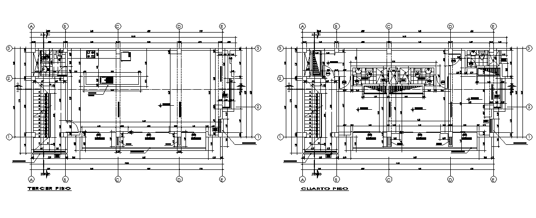 Architectural plan dwg file - Cadbull