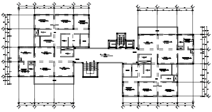 Architectural plan of flat with detail dimension in dwg file - Cadbull