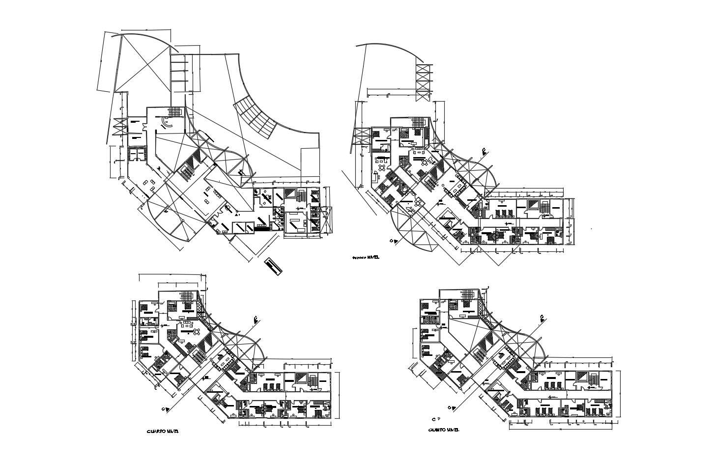 Architectural Plan Of Guest House With Detail Dimension In Dwg File Cadbull