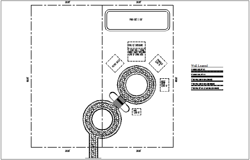 Architectural view of site plan dwg file - Cadbull