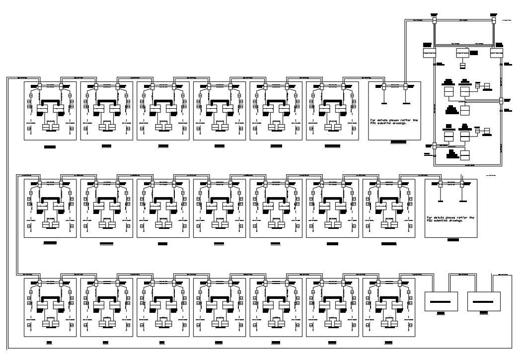 Architectural Drawing of the Electrical network management system ...