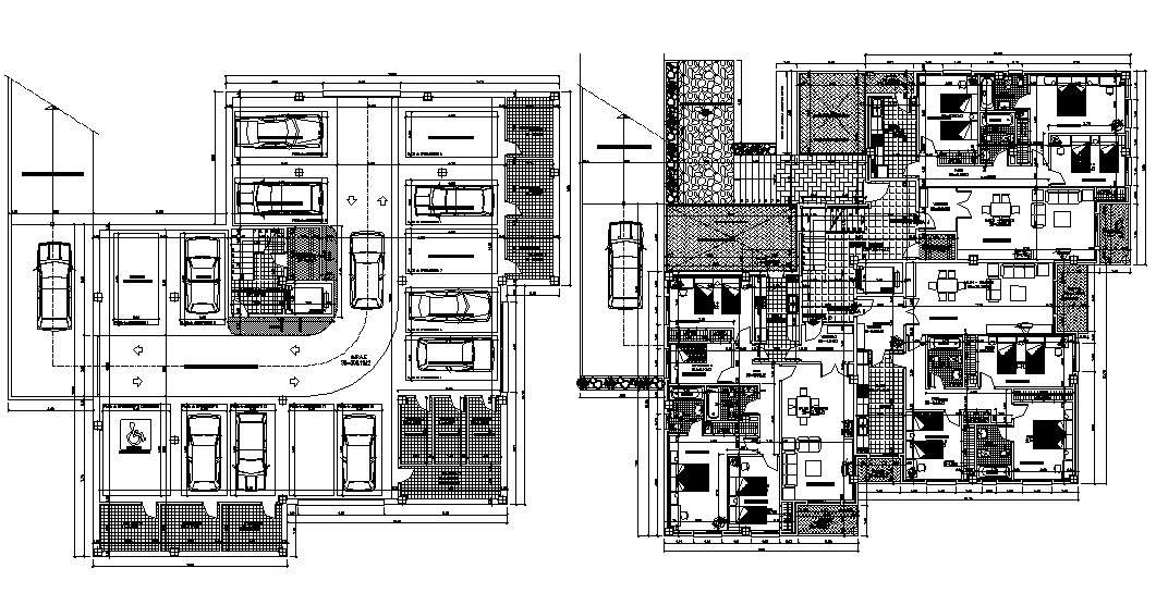 Architecture Apartment Plan DWG File - Cadbull