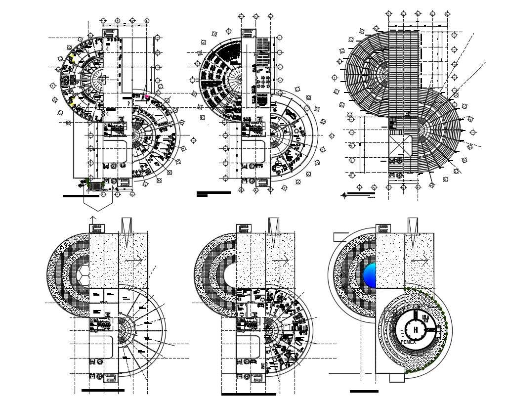 Architecture Building Floor Plan - Cadbull