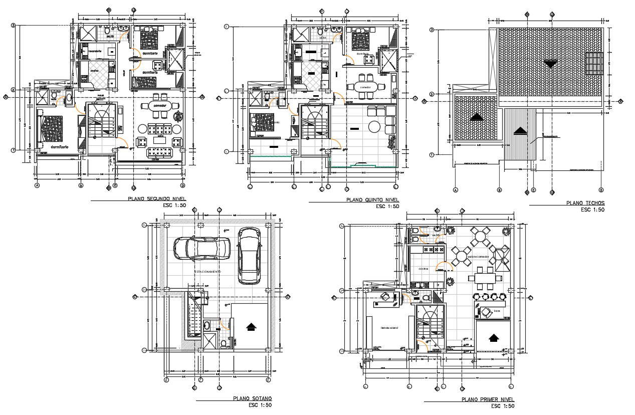 architecture-house-project-dwg-file-cadbull