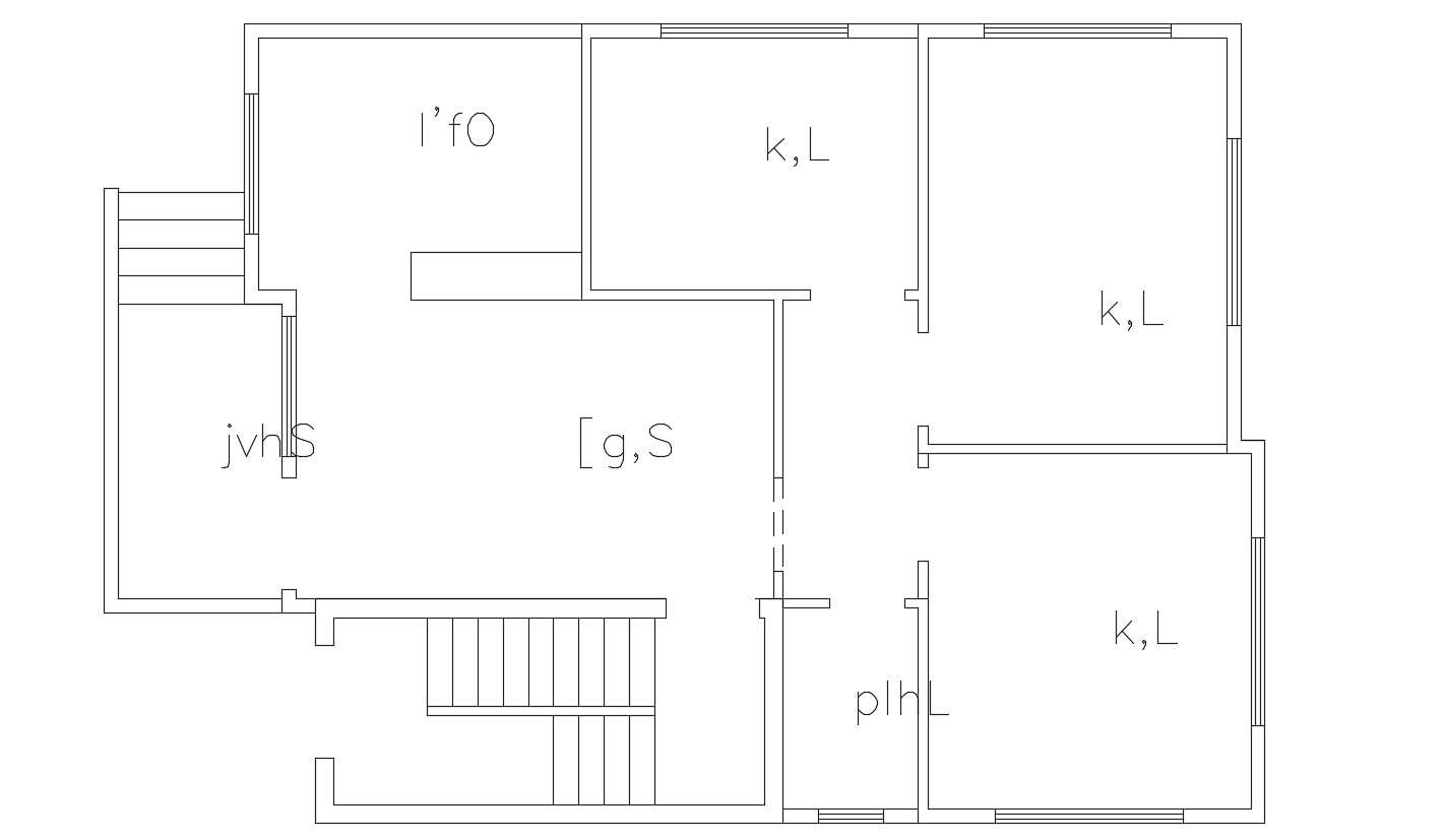 Architecture Residential Building Floor Plan AutoCAD File - Cadbull