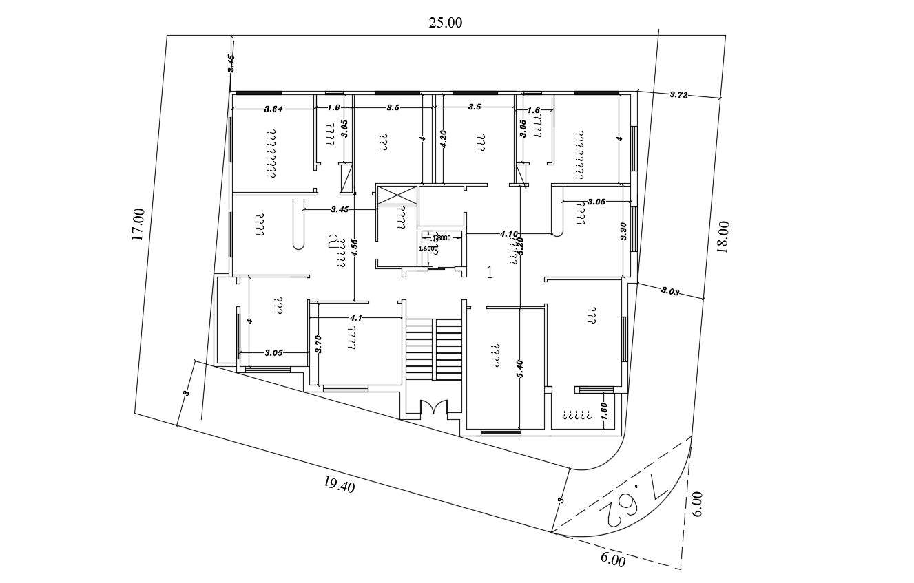Architecture Apartment Sample Plan Design DWG File Cadbull