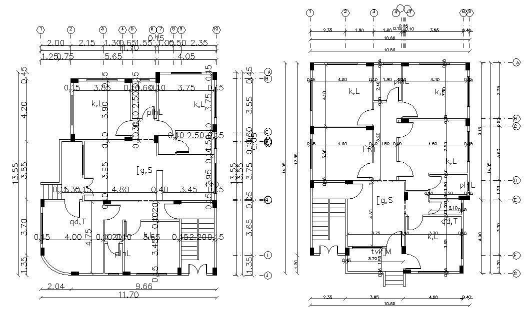 Architecture House Floor Plan CAD File Download - Cadbull