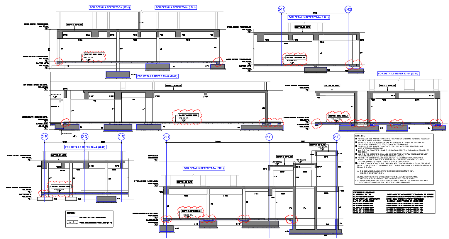 Architecture Housing Projects Slab Detailed Dwg Drawing Cadbull