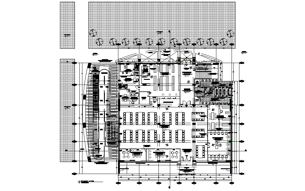 Architecture of library is given in this 2D Autocad DWG drawing file ...