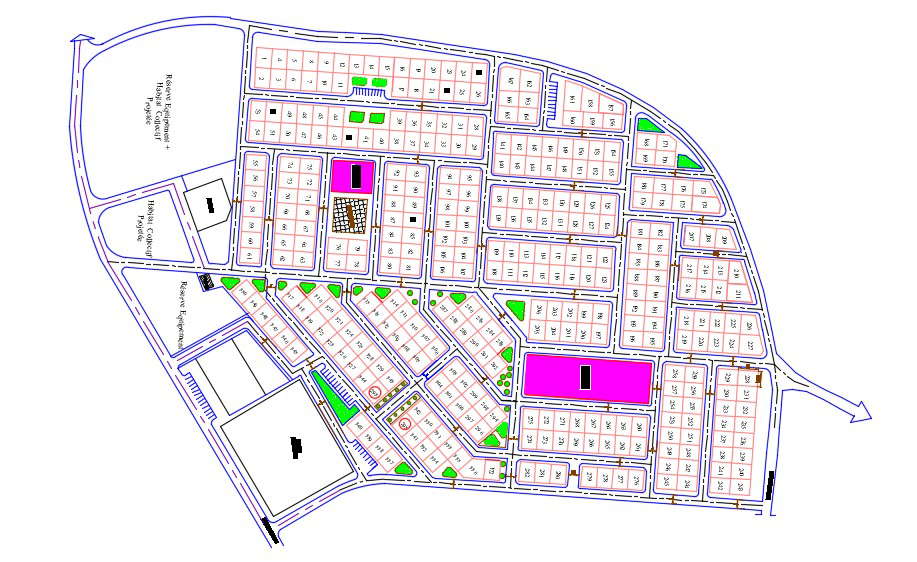 Area Development Master Plan Download CAD File - Cadbull