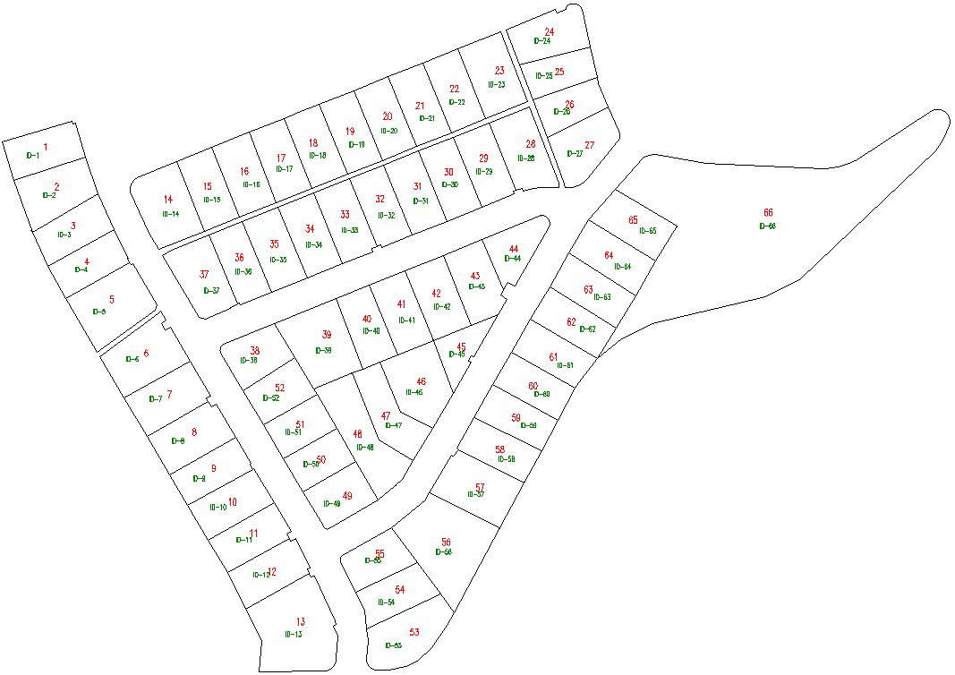 A Residential Site Plot Layout Drawing Is Given In This File - Cadbull