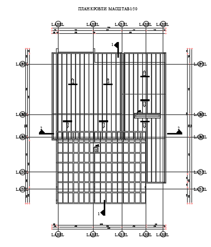 A Roof Layout Of The 12x15m Floor House Plan Cad Model Is Given In This File Cadbull