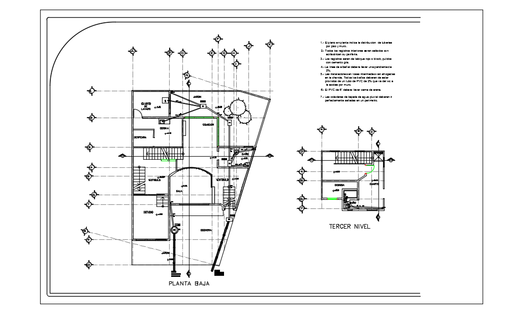 A Sanitary Layout Of The 14x18m Architecture Ground Floor House Plan 2d Autocad Drawing Cadbull