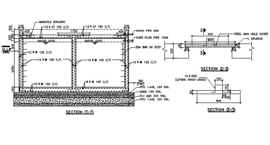 a-section-detail-of-underground-water-tank-is-given-in-this-autocad-2d