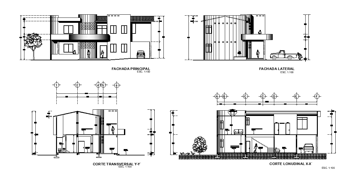 A section view of 25x24m municipal office building is given in this ...