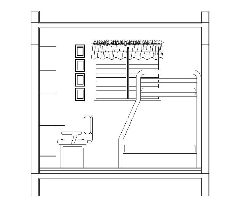 Bedroom Layout Plan With Interior Design Cad Drawing Dwg, 49% OFF