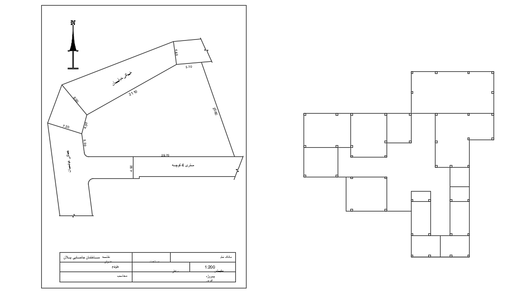 a-site-layout-of-9x8m-house-and-its-column-detailed-drawings-cadbull