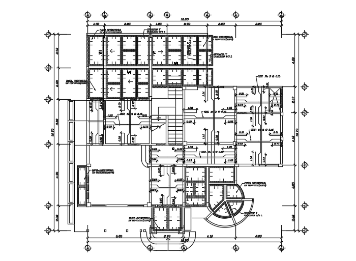 A slab layout of the 16x16m architecture ground floor house plan is ...