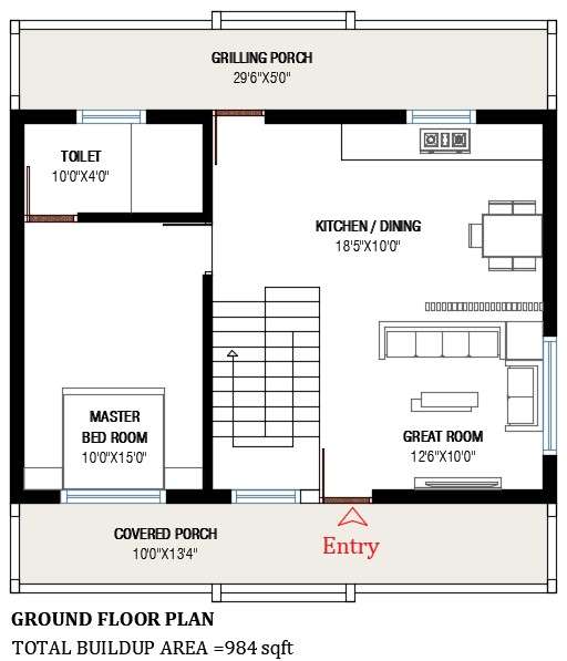 A small house plan cad drawing is given in this cad file. Download this